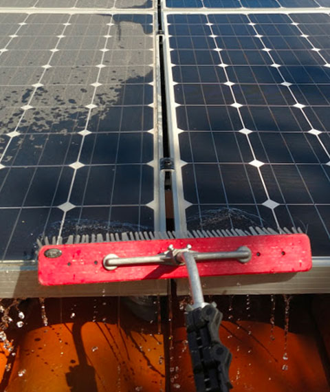 Nettoyage de panneaux solaire à Simandres dans le Rhône (69)